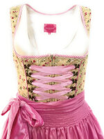 KRÜGER Dirndl Caramel Mini Beige-Linde-Rosa 40504...