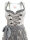 Spieth & Wensky Dirndl Amike Knielang Silbergrau mit Bluse Gr. 34 Mietdauer 4 Tage**