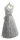 Spieth & Wensky Dirndl Amike Knielang Silbergrau mit Bluse Gr. 40 Mietdauer 4 Tage**