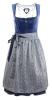 Spieth & Wensky Dirndl Diandra Knielang Blau mit Bluse Gr. 40 Mietdauer 4 Tage**