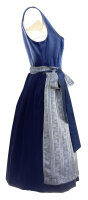 Spieth & Wensky Dirndl Diandra Knielang Blau mit Bluse Gr. 40 Mietdauer 4 Tage**