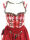 Spieth & Wensky Dirndl Nikola Lang Rot mit Bluse Gr. 46 Mietdauer 4 Tage**