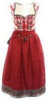 Spieth & Wensky Dirndl Nikola Lang Rot mit Bluse Gr. 52 Mietdauer 4 Tage**