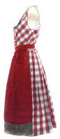 Spieth & Wensky Dirndl Nikola Lang Rot mit Bluse Gr. 52 Mietdauer 4 Tage**