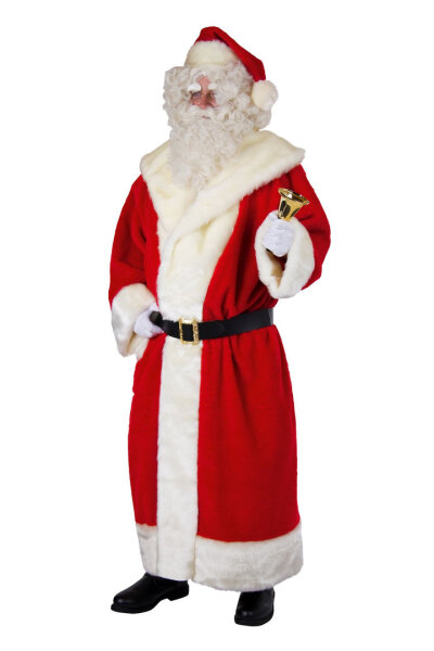 Weihnachtsmann Kostüm Plüschmantel ausleihen mieten Verleih Mietdauer 4 Tage**