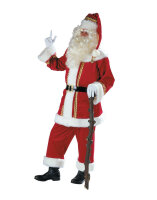 Weihnachtsmann Kostüm Samt ausleihen mieten Verleih...