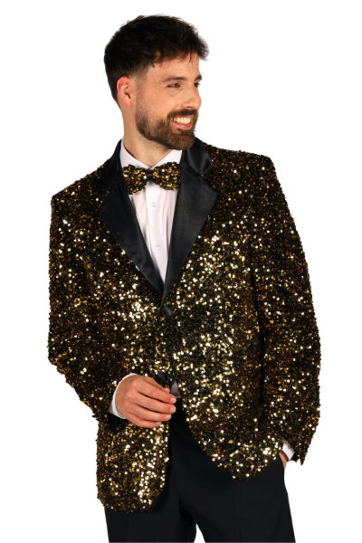 Paillettensakko Showstar Gold | Mietdauer 4 Tage**