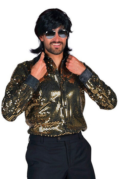 Disco Shirt Gold | Mietdauer 4 Tage**