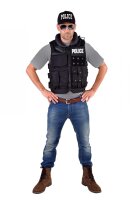 Police Weste mit Cap | Polizei Kostüm | Mietdauer 4...