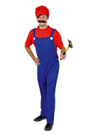 Super Klempner Rot-Blau Kostüm | 4-Tage-Miete **