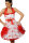 50s Kleid Weiß-Rot | 4-Tage-Miete **