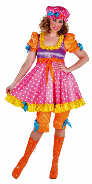 Clown Popelinchen Kostüm | 4-Tage-Miete **