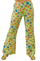 Schlaghose Damen Kleine Blumen | 4-Tage-Miete **