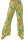 Schlaghose Damen Kleine Blumen | 4-Tage-Miete **