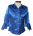 Rüschenbluse Blau | 4-Tage-Miete **