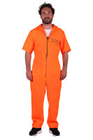 Sträfling Orange Kostüm | 4-Tage-Miete **