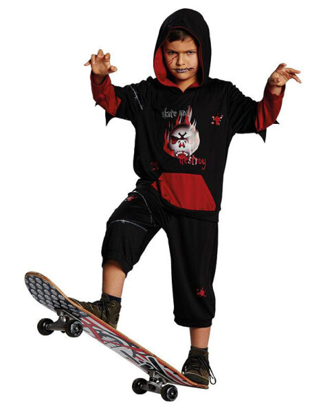 Zombie Skater Kinder Kostüm | 4-Tage-Miete **