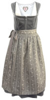 Miete Dirndl Diandra mit Bluse | Taupe Knielang | Festpreis 4-Tage | Spieth & Wensky