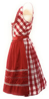 Miete Dirndl Lotty mit Bluse | Rot-Weiß Knielang | Festpreis 4-Tage | Spieth & Wensky