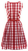 Miete Dirndl Lotty mit Bluse | Rot-Weiß Knielang | Festpreis 4-Tage | Spieth & Wensky