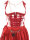 Miete Dirndl Lotty mit Bluse | Rot-Weiß Knielang | Festpreis 4-Tage | Spieth & Wensky