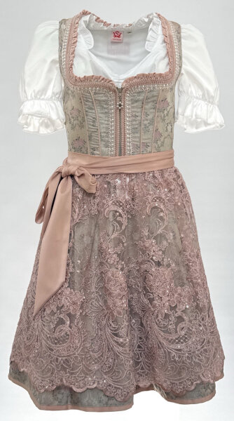 Miete Dirndl Roxana mit Bluse | Linde-Rosa Kurz | Festpreis 4-Tage | KRÜGER 414365