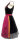 Miete Dirndl Romy mit Bluse | Schwarz-Fuchsia-Orange Lang | Festpreis 4-Tage | Spieth & Wensky