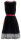 Miete Dirndl Romy mit Bluse | Schwarz-Fuchsia-Orange Lang | Festpreis 4-Tage | Spieth & Wensky