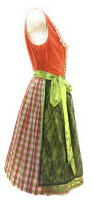 Miete Dirndl Reise mit Bluse | Orange-Linde Lang | Festpreis 4-Tage | Spieth & Wensky