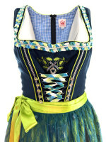Miete Dirndl Reise mit Bluse | Blau-Linde Knielang |...